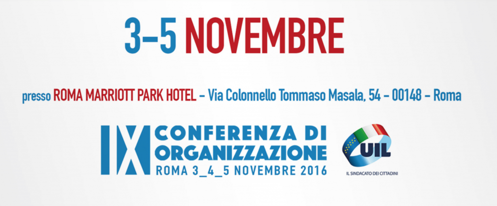IX Conferenza Organizzazione