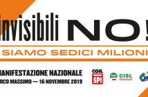 Manovra,Sindacati al governo: non siamo invisibili. Siamo sedici milioni! Spi Cgil, Fnp Cisl, Uilp Uil domani al Circo Massimo per chiedere risposte