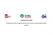 Spi, Fnp, Uilp: i Segretari generali scrivono a Conte e ai ministri Gualtieri, Catalfo, Speranza