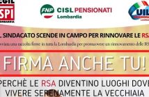 Petizione Spi, Fnp, Uilp Lombardia: “Firma anche tu perché le RSA diventino luoghi dove vivere serenamente la vecchiaia!”