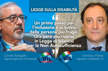 Legge sullla disabilità, Uil, Uilp:“Un primo passo per l’inclusione e la tutela delle persone più fragili. Ora però più risorse in Legge di bilancio per la Non Autosufficienza”