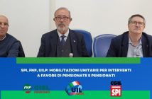 Spi Fnp Uilp: mobilitazioni unitarie per interventi a favore di pensionate e pensionati